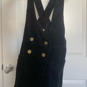 Corduroy black dress